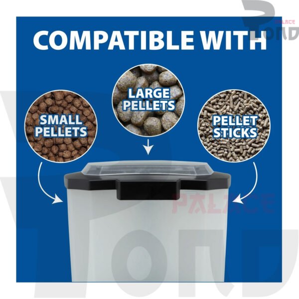 Autofeeder Kolam Ikan Koi Sunsun 6L Auto Feeder Automatic Pond Feeder Solar Powered - Gambar 8