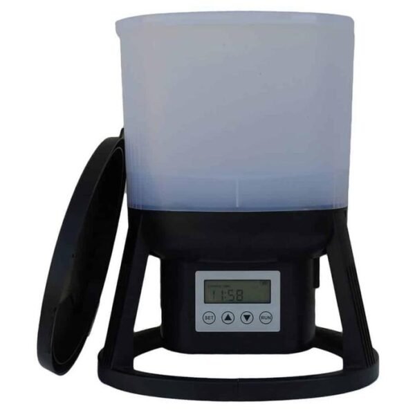 Autofeeder Kolam Ikan Koi Sunsun 6L Auto Feeder Automatic Pond Feeder - Gambar 9