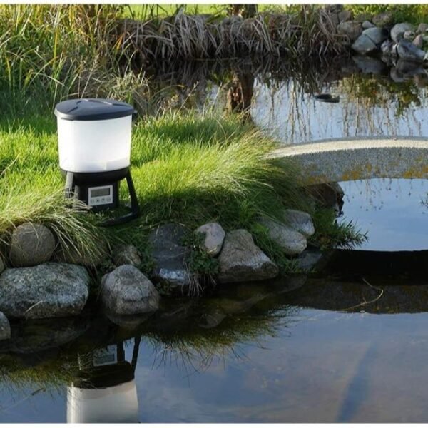 Autofeeder Kolam Ikan Koi Sunsun 6L Auto Feeder Automatic Pond Feeder - Gambar 8