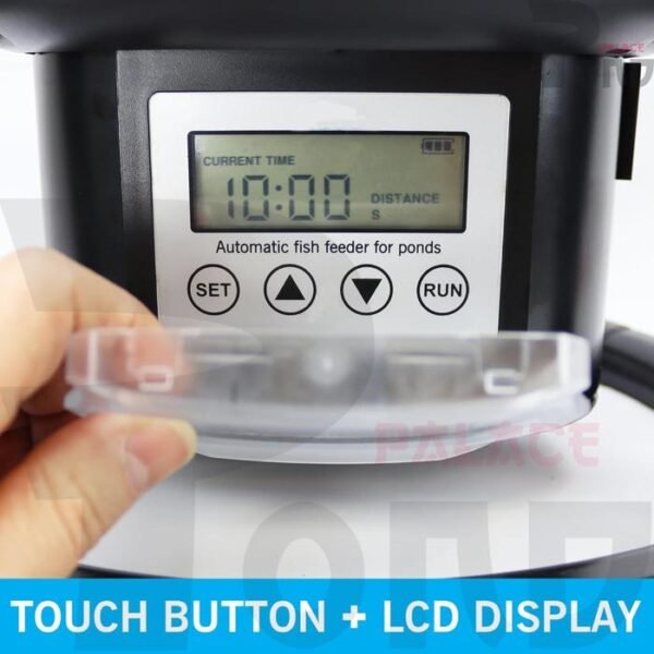Autofeeder Kolam Ikan Koi Sunsun 6L Auto Feeder Automatic Pond Feeder - Gambar 6