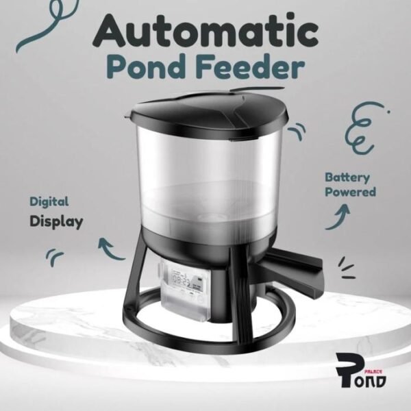 Autofeeder Kolam Ikan Koi Sunsun 6L Auto Feeder Automatic Pond Feeder