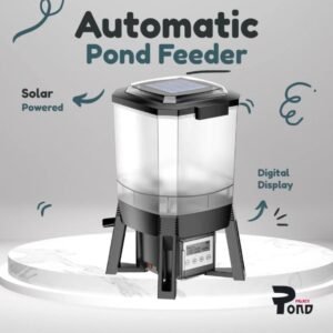 Autofeeder Kolam Ikan Koi Sunsun 6L Auto Feeder Automatic Pond Feeder Solar Powered