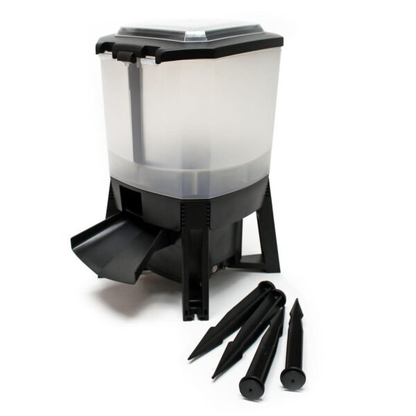 Autofeeder Kolam Ikan Koi Sunsun 6L Auto Feeder Automatic Pond Feeder Solar Powered - Gambar 2