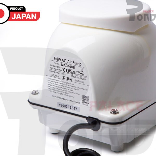 Pompa Udara Air Pump FujiMAC 40 RII Septic Airpump Air Blow Made in Japan - Gambar 6