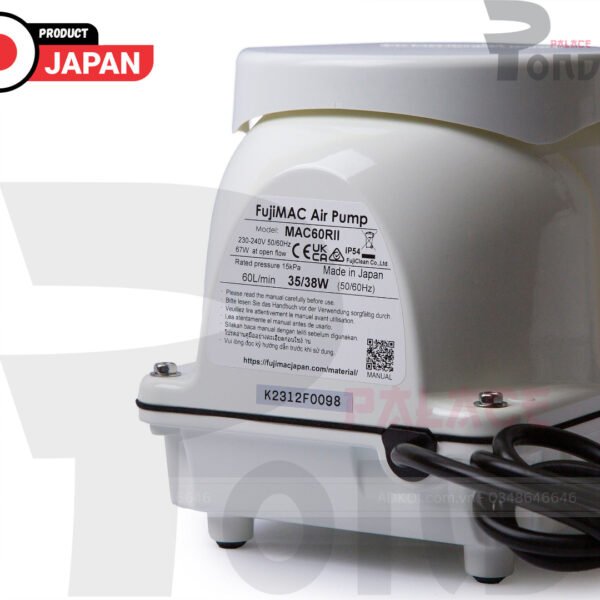 Pompa Udara Air Pump FujiMAC 60 RII Septic Airpump Air Blow Made in Japan - Gambar 6