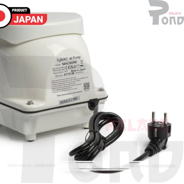Pompa Udara Air Pump FujiMAC 80 RII Septic Airpump Air Blow Made in Japan - Gambar 7
