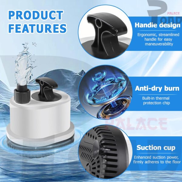 Pompa Air Celup Bottom Suction Pump Grech CHL Aquarium Water Pump Pond Fountain - Gambar 9