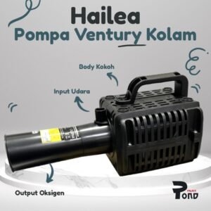 Pond Pump Hailea Aeration Venturi Pompa Air Arus Oksigen Kolam Koi Tambah Ikan