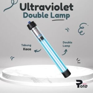 Ultraviolet Celup Pond Koi UV Lampu Kolam PL Double Lamp Sterilizer