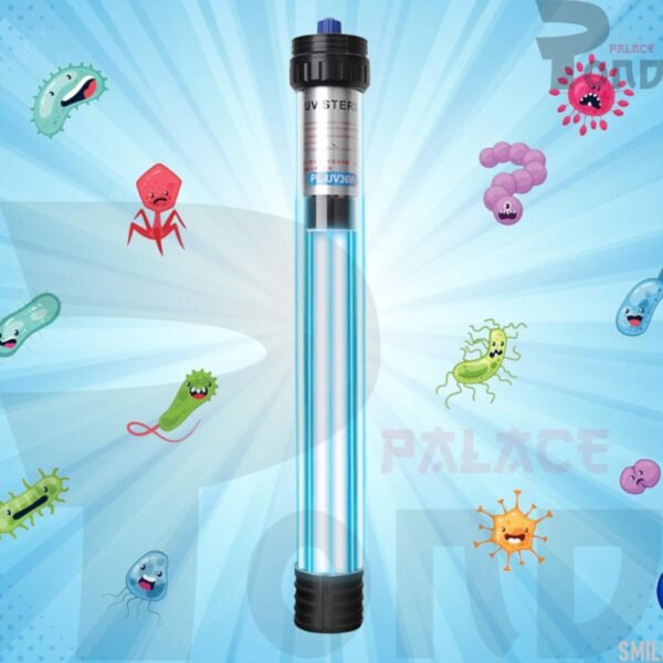 Ultraviolet Celup Pond Koi UV Lampu Kolam PL Double Lamp Sterilizer - Gambar 4