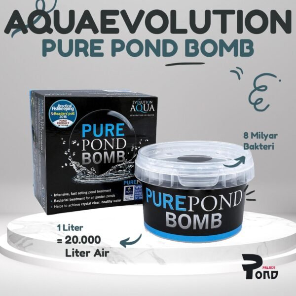 Pure Pond Bomb Evolution Bom Bakteri Starter Bom Kolam Ikan Koi