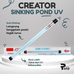 Sinking Pond Germicidal UV Creator Ultraviolet Celup Kolam Koi Tenggelam
